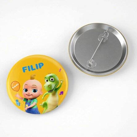 Personalised badge with name - TraLaLa