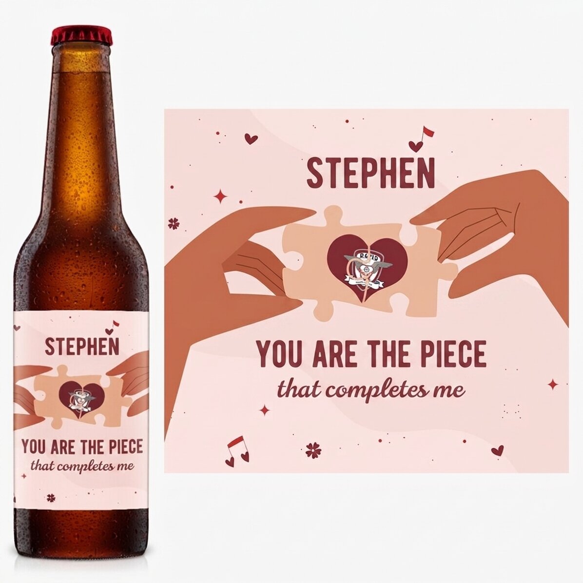 FC Rapid beer personalised with text - Puzzle