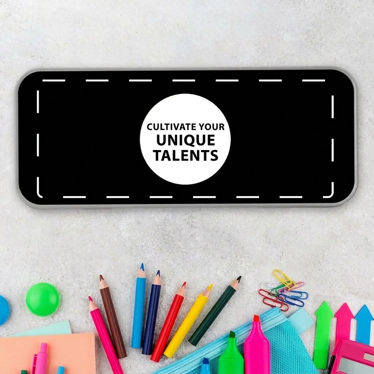 Personalised pencil case with your own design