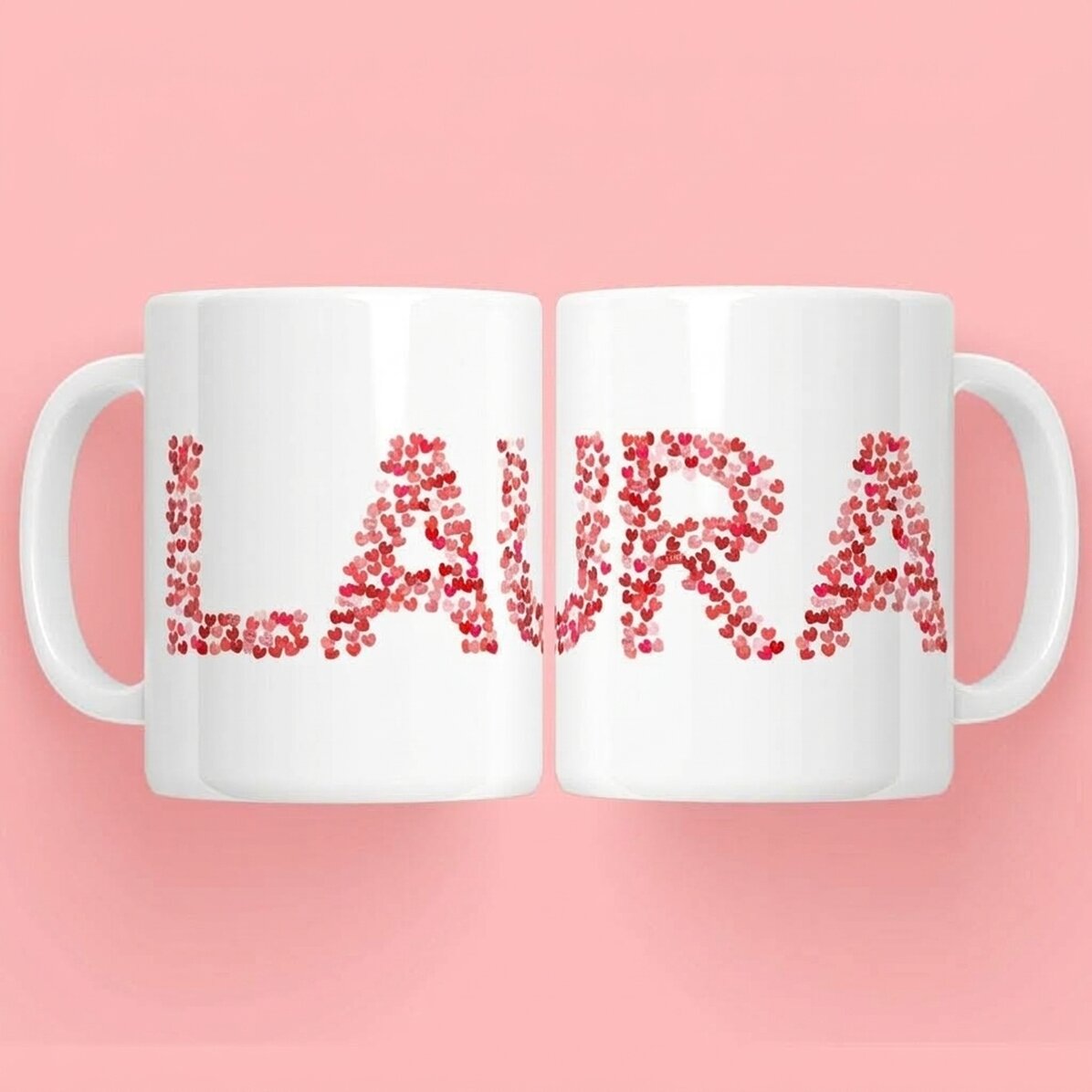 Personalised mug with name - Love