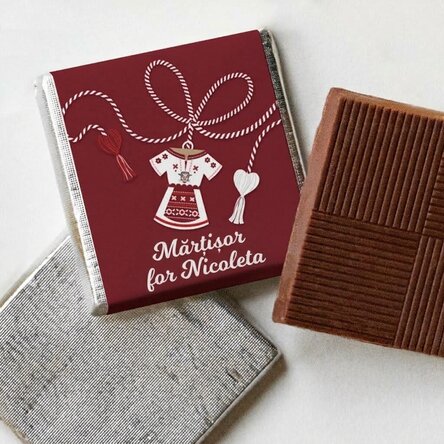 FC Rapid mini chocolate bar with customised Rapidist text