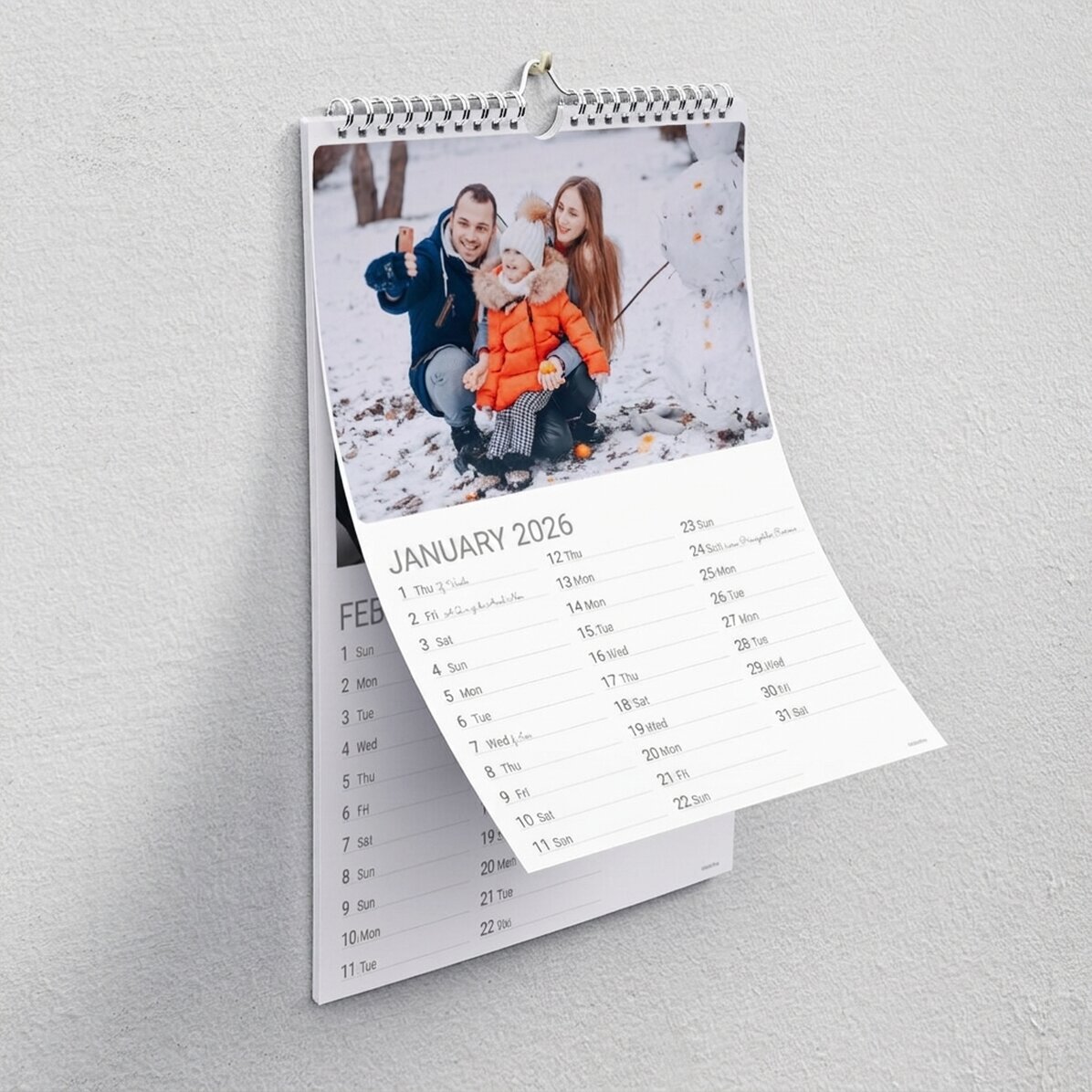 Personalised calendar - with your photos