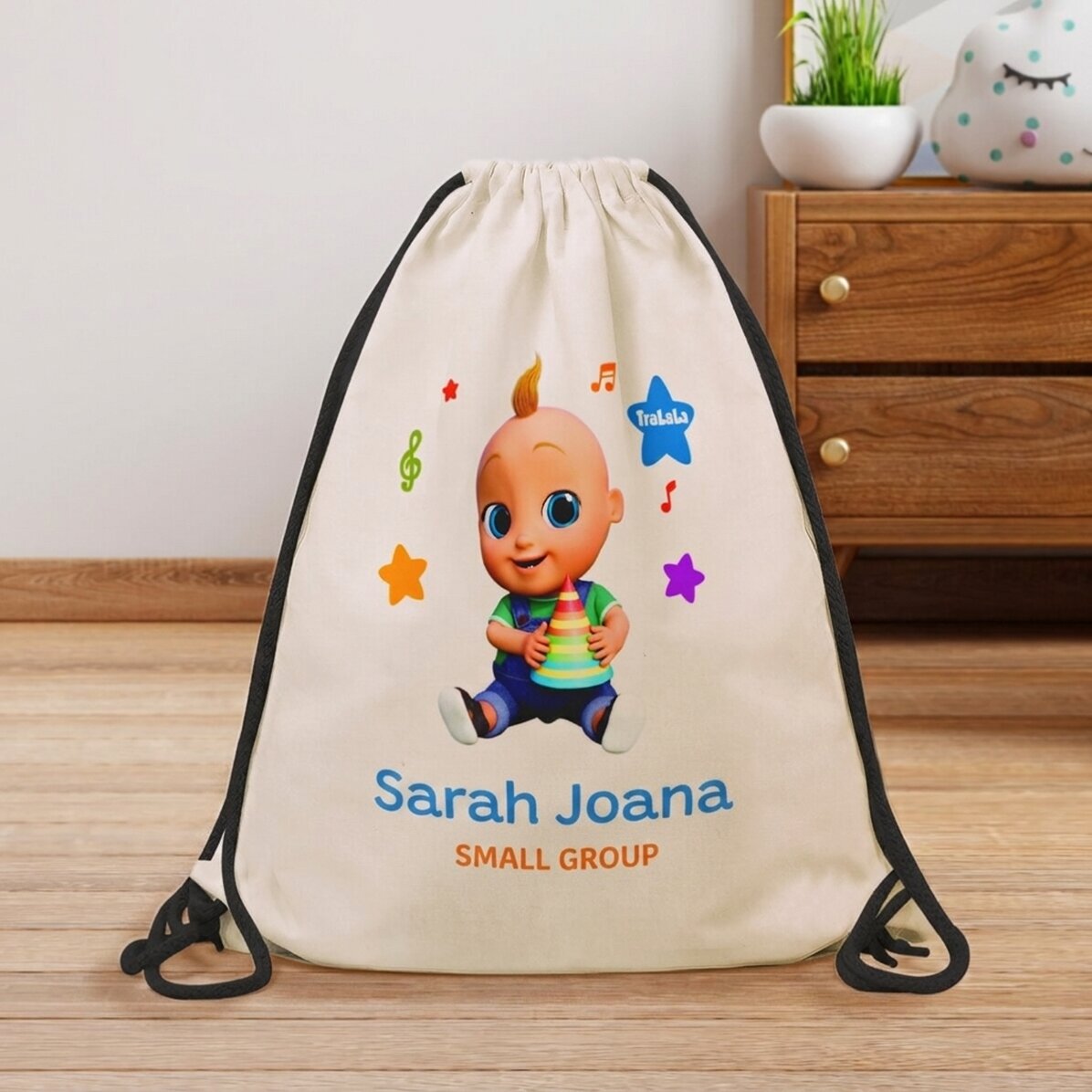 Personalised backpack with name - Johny, TraLaLa
