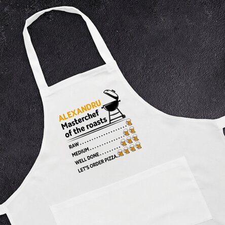 Customised sort with text - The Master of Roasts