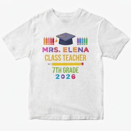Personalised T-shirt with text - Graduation