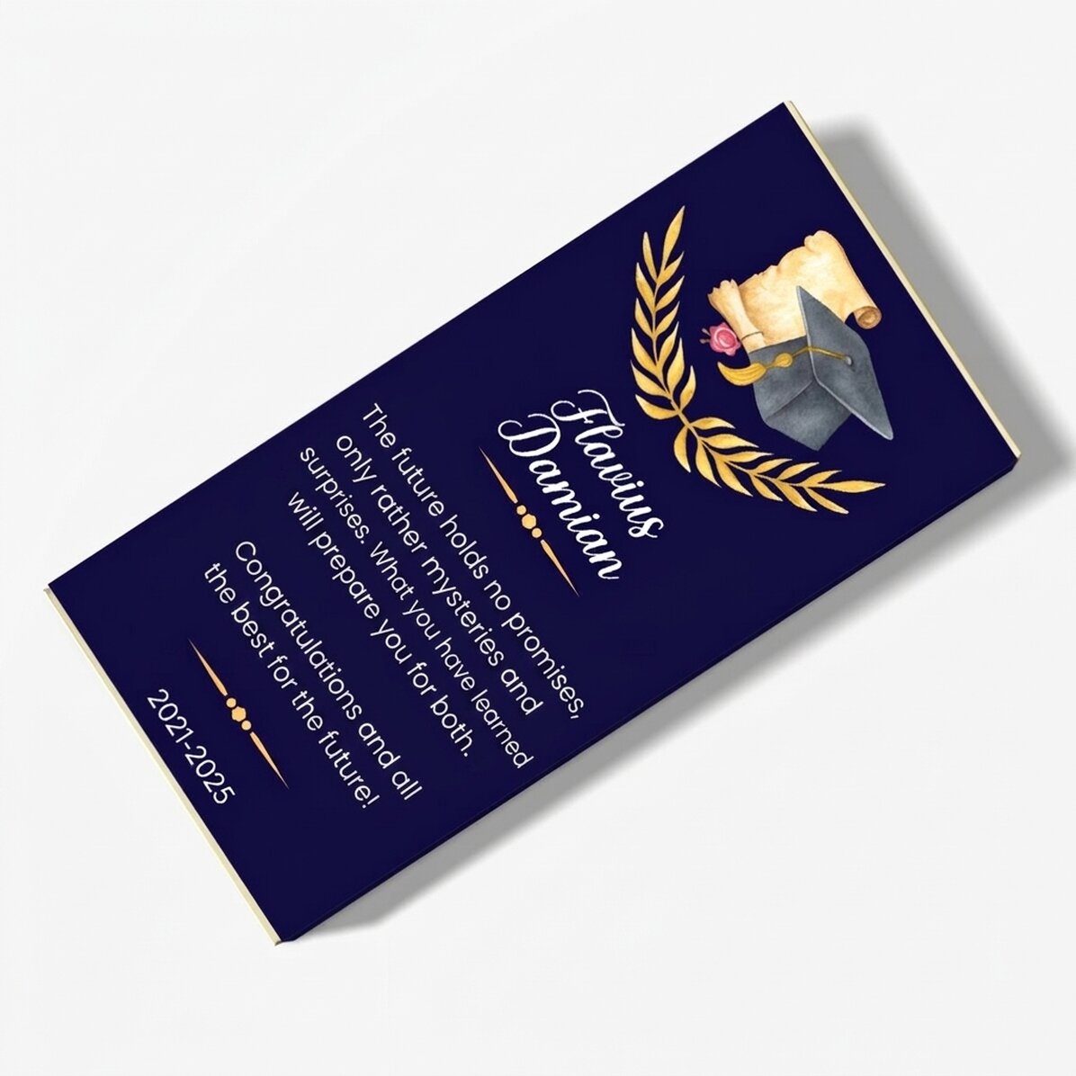 Personalised chocolate with text - Greeting cards
