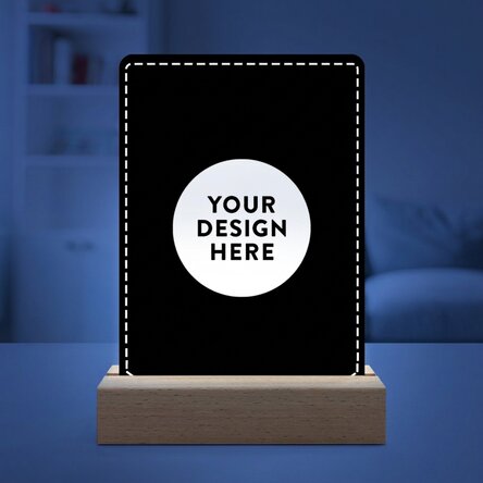Customised LED night light with your own graphics