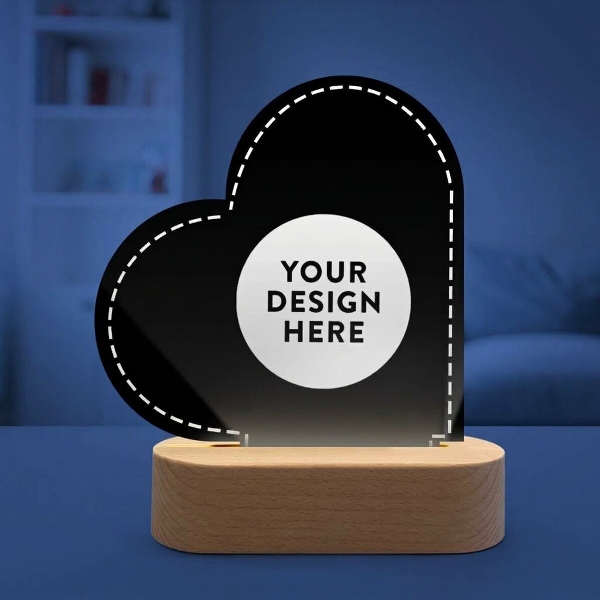 Customised LED night light with your own graphics
