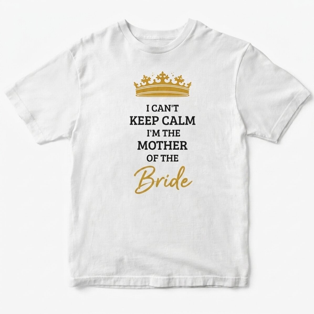 Personalised T-shirt with text - Keep Calm