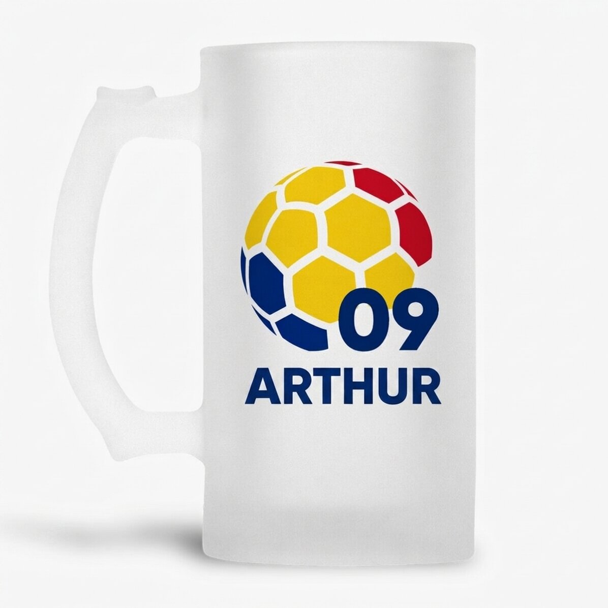 Personalised beer mug with message - Supporter