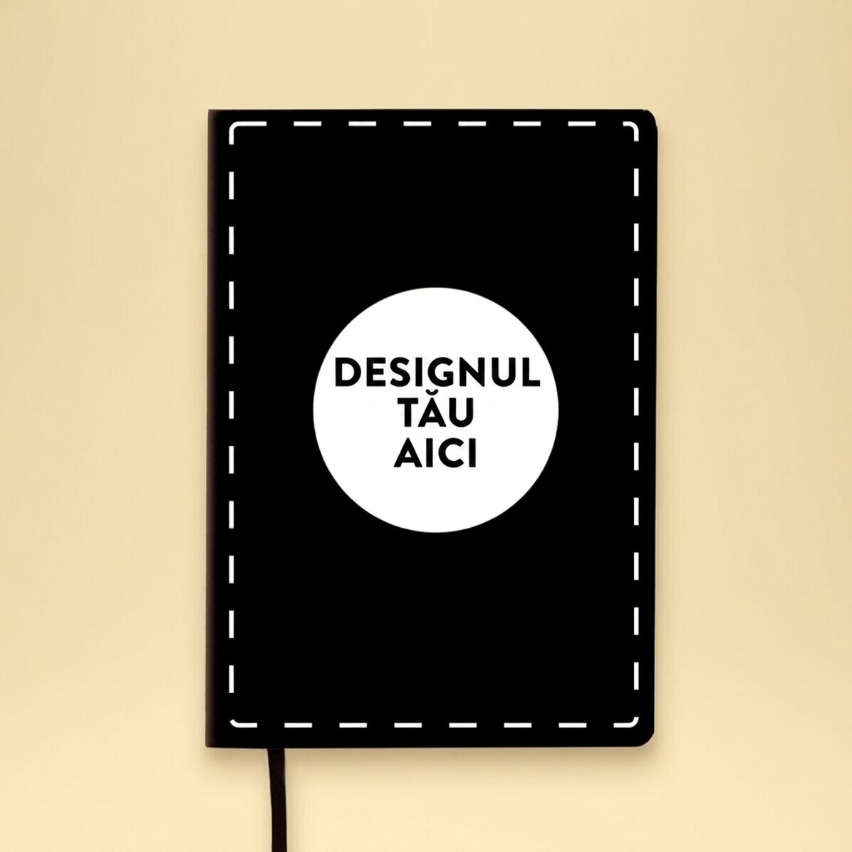 Personalised leather diary in your chosen colour with your own graphics