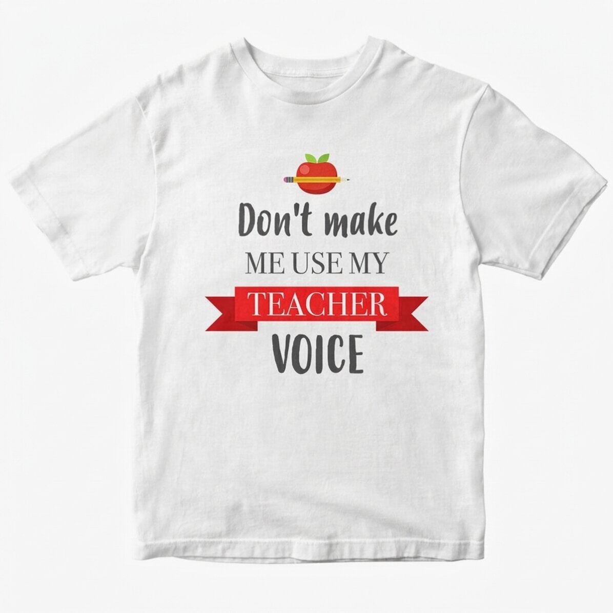 Custom cotton T-shirt with text - Don