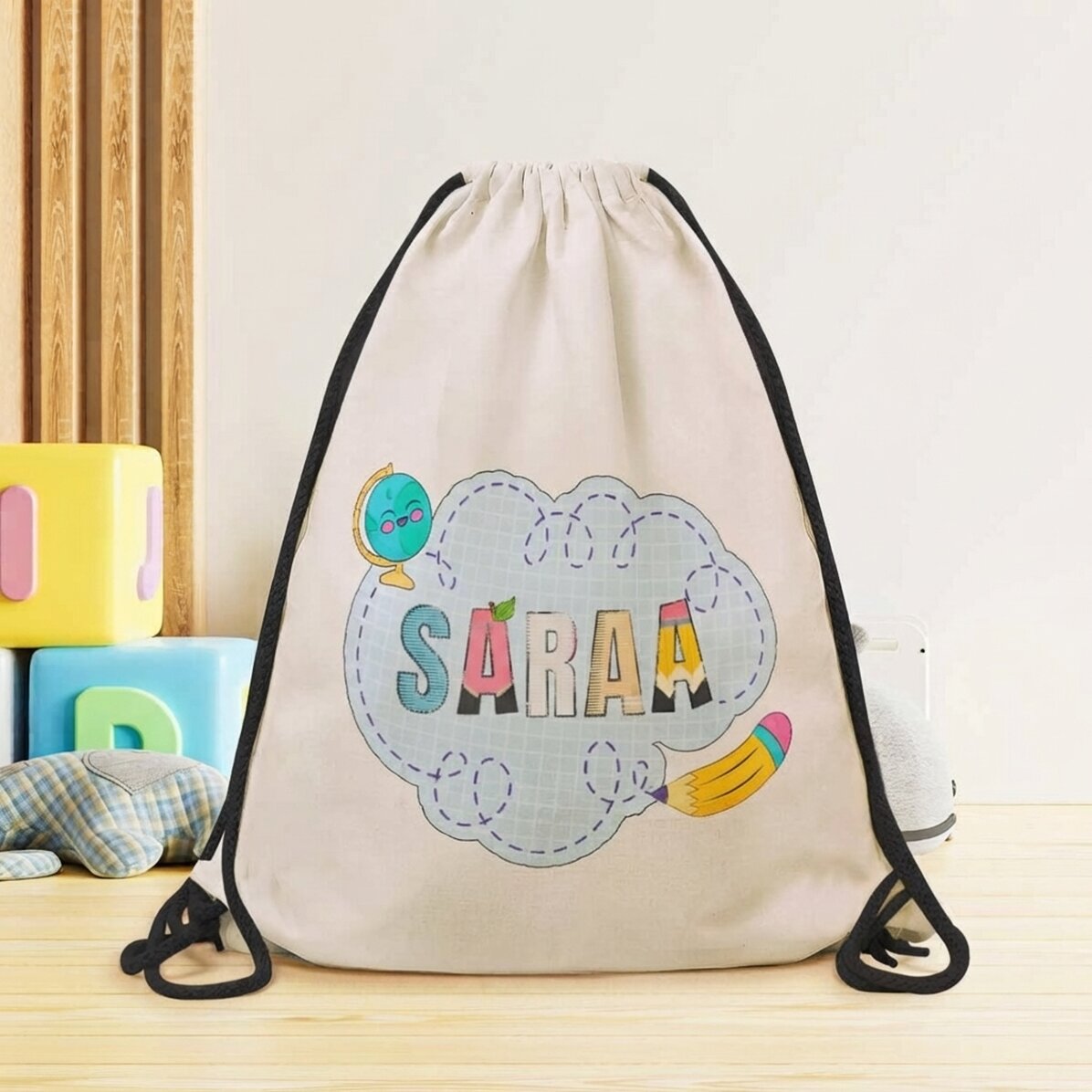 Personalised backpack with name