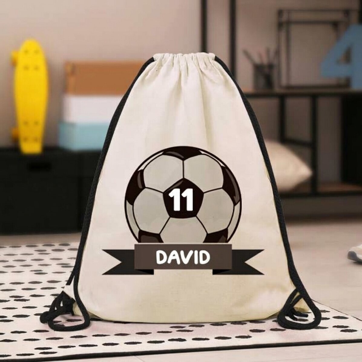 Personalised backpack with name - Football