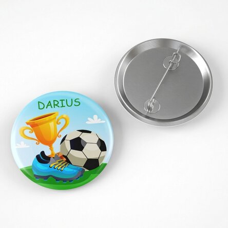 Personalised badge with name - Trophy
