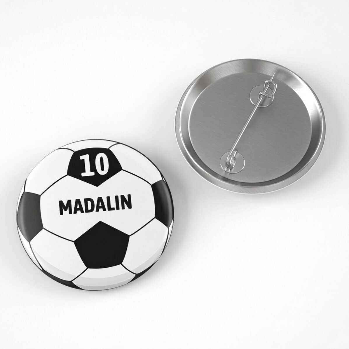 Personalised badge with name - Ball