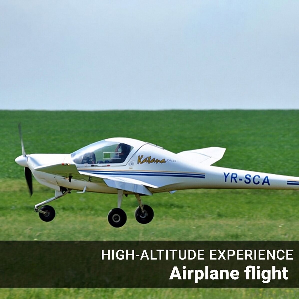 High-altitude gift experience - Flight in Tuzla