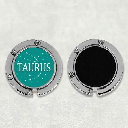 Personalised table bag holder with text - Taurus zodiac sign