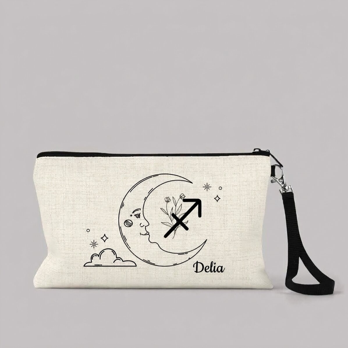 Personalised make-up kit with text - Sagittarius