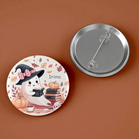 Personalised badge with name - Books
