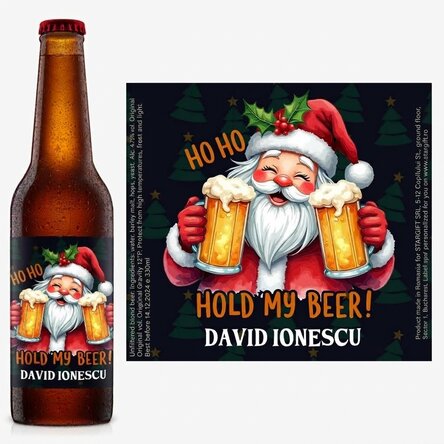 Personalised beer with name - Hold my beer