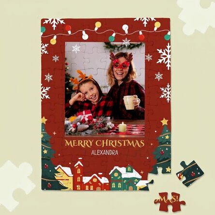 Personalised puzzle for children - Merry Christmas!