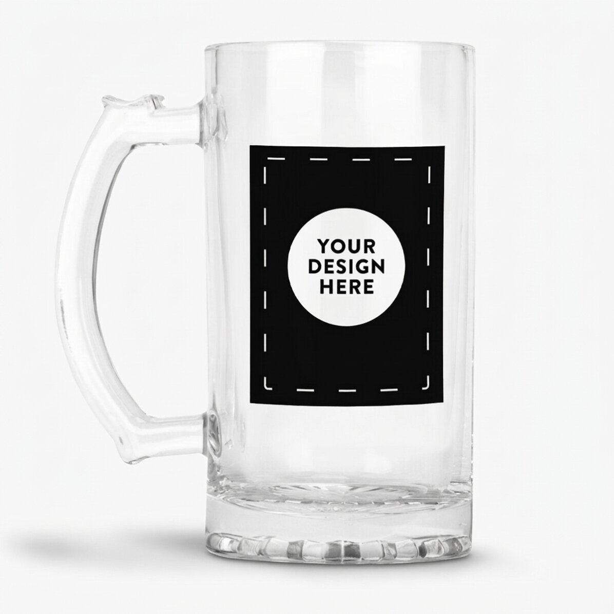 Personalised beer mug with your own design