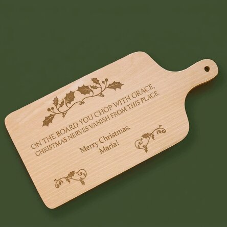 Personalised chopper with text - Merry Christmas!