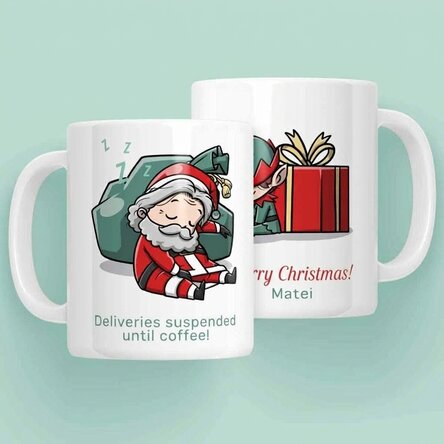 Personalised mug with text - Deliveries suspended