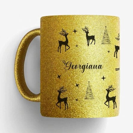 Personalised mug with text - Christmas