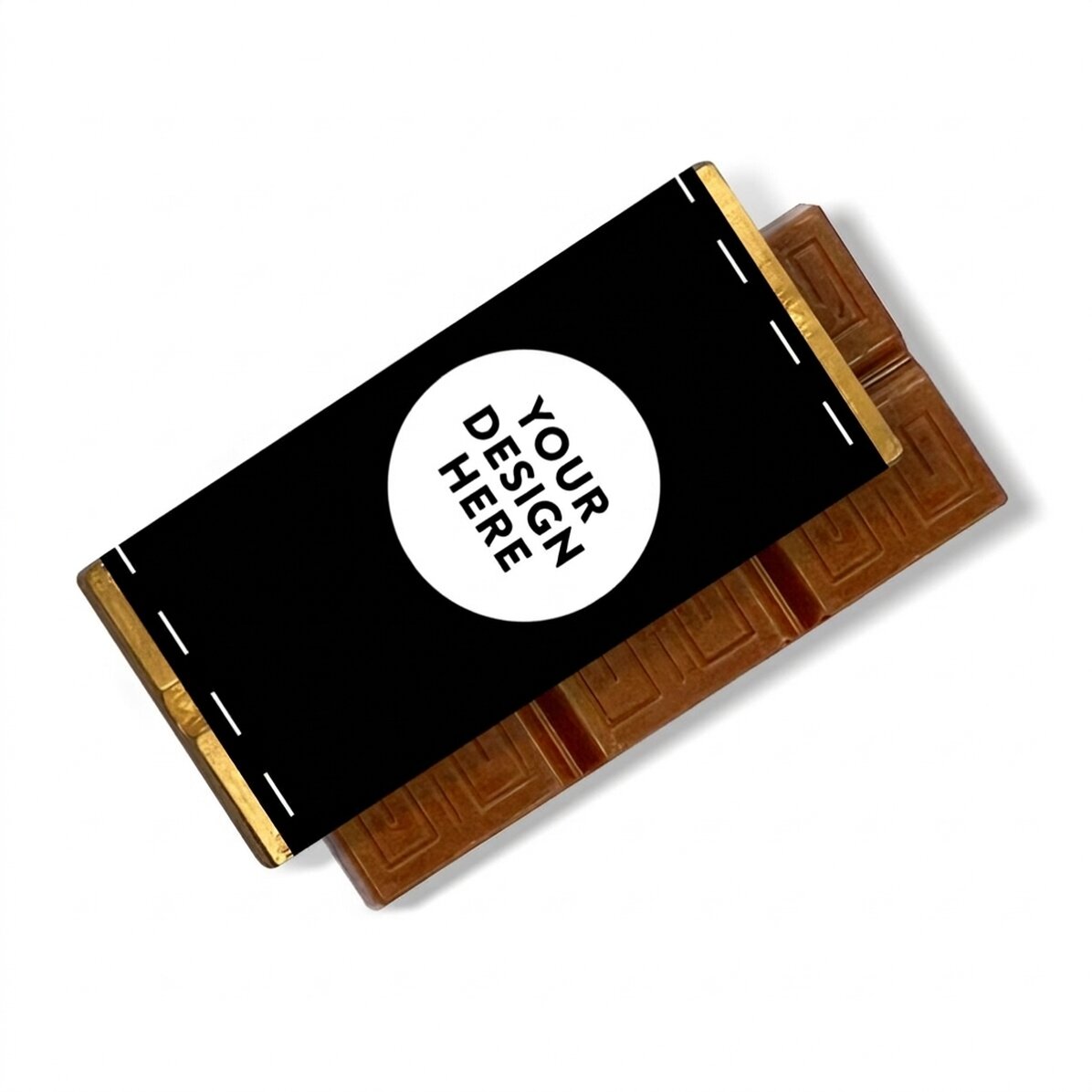 Mini chocolate bar personalised with your own design