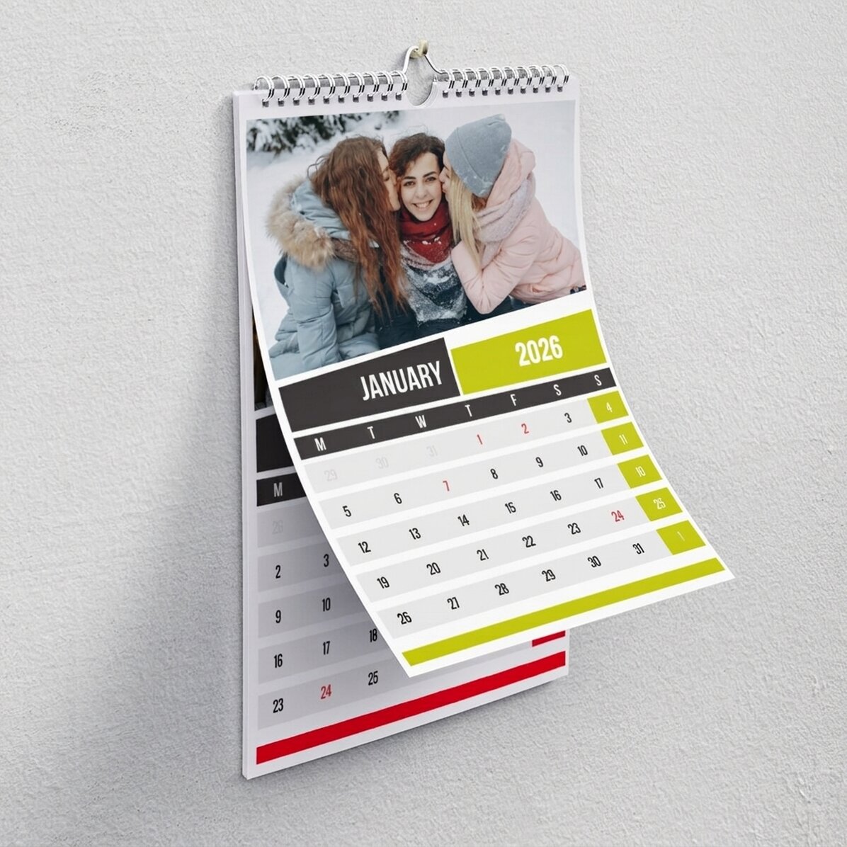 Personalised calendar - with your photos in colour