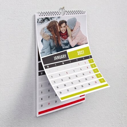 Personalised calendar - with your photos in colour