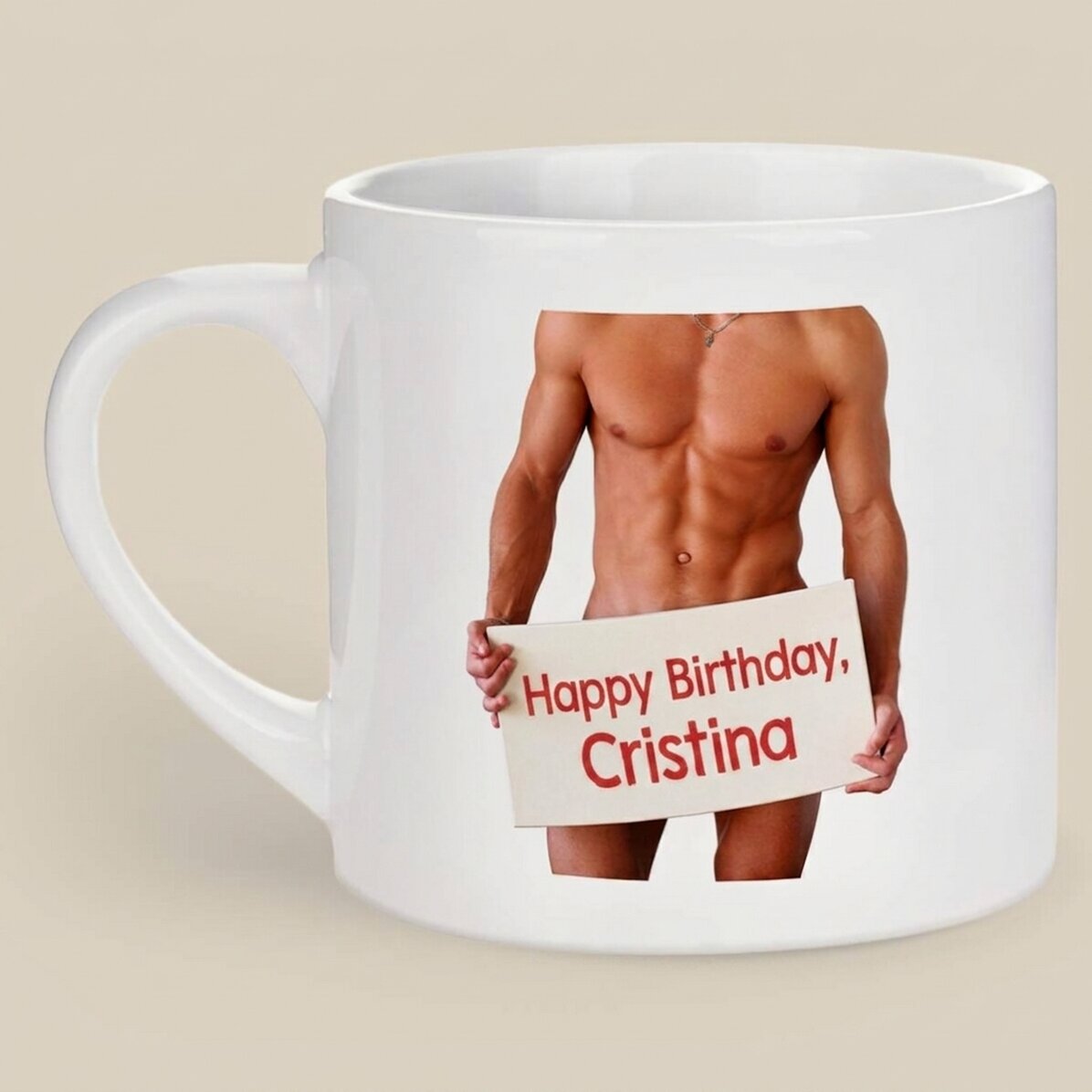 Personalised espresso cup with text - Hoooot