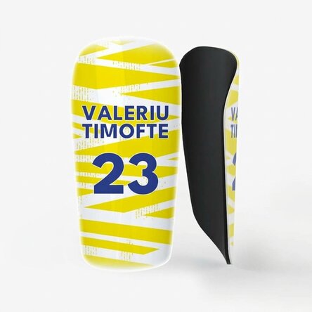 Personalised football defenders with text - Your team colours