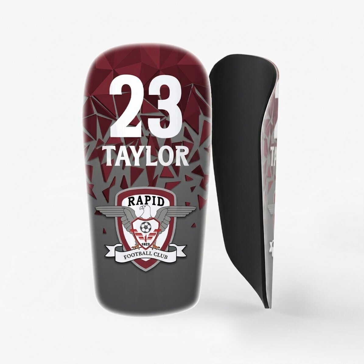 FC Rapid football defenders personalised with text - Broken pieces
