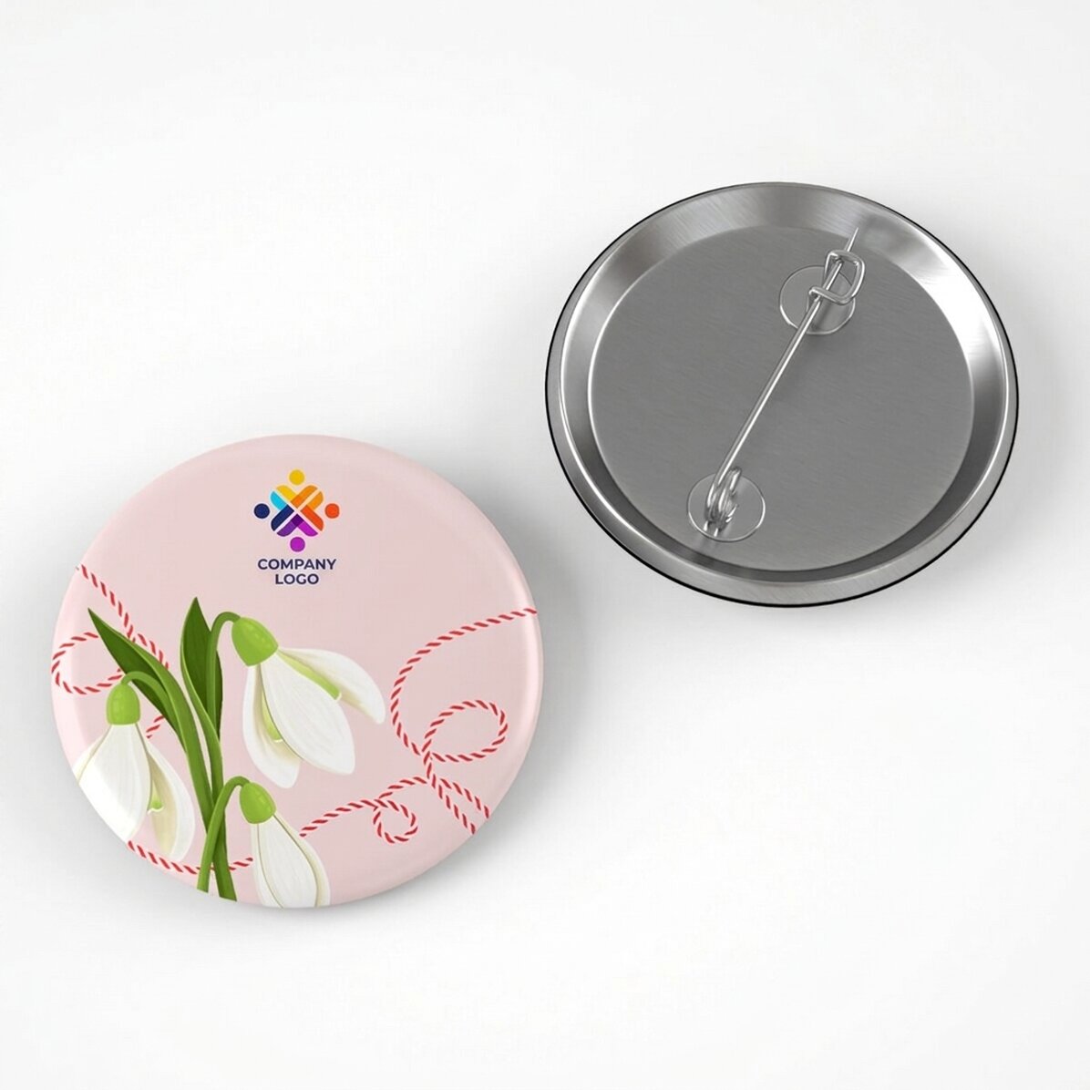 Customised badge with logo - Spring