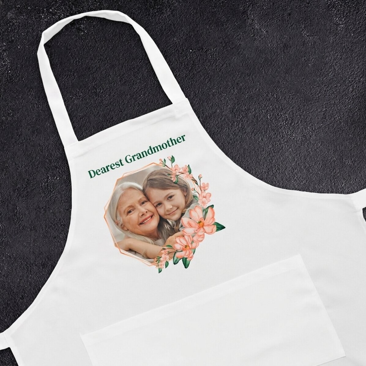 Personalised card with photo and message for grandmother