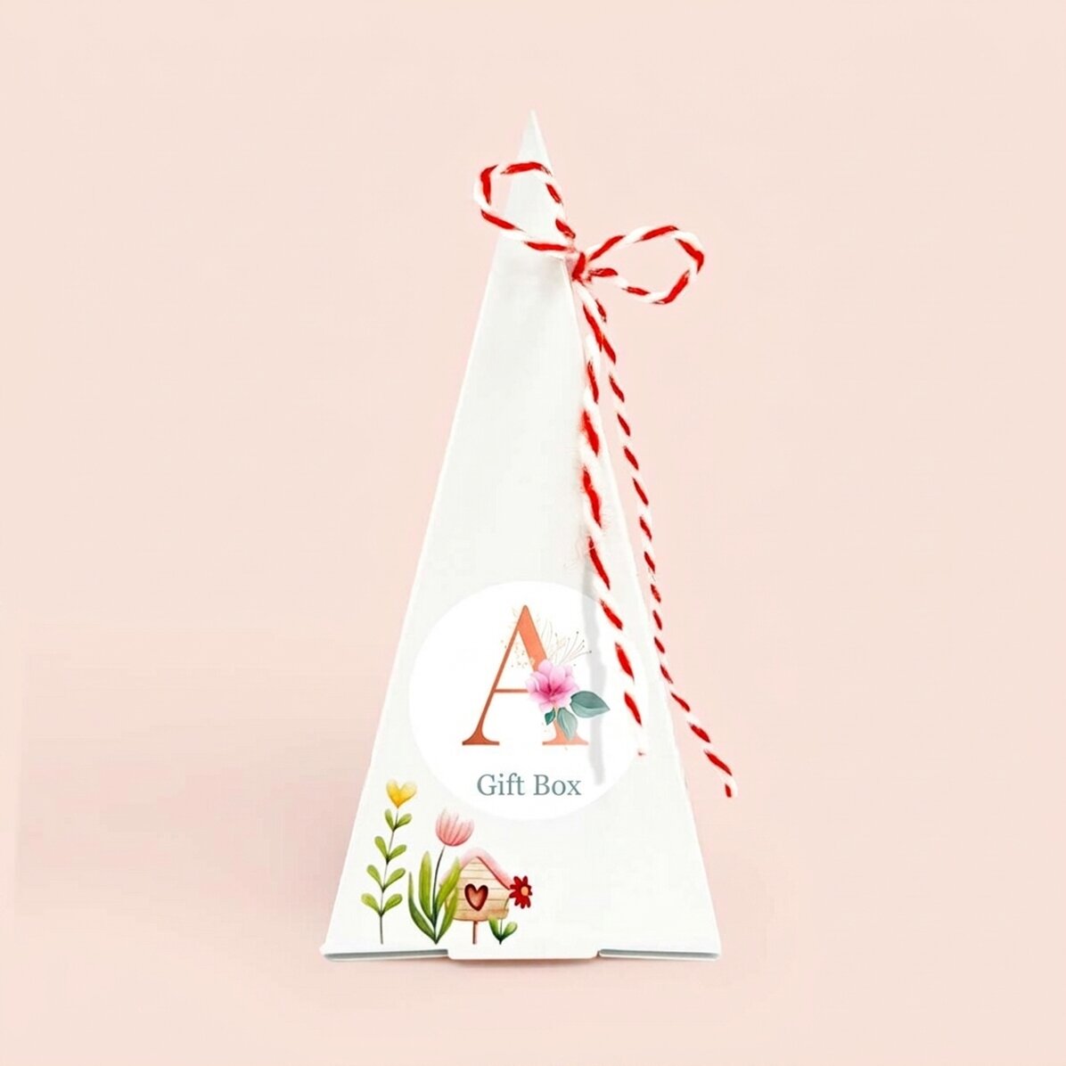 Personalised flower planting kit with text - Floral