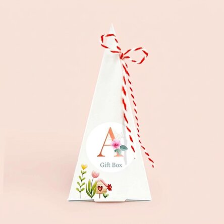 Personalised flower planting kit with text - Floral