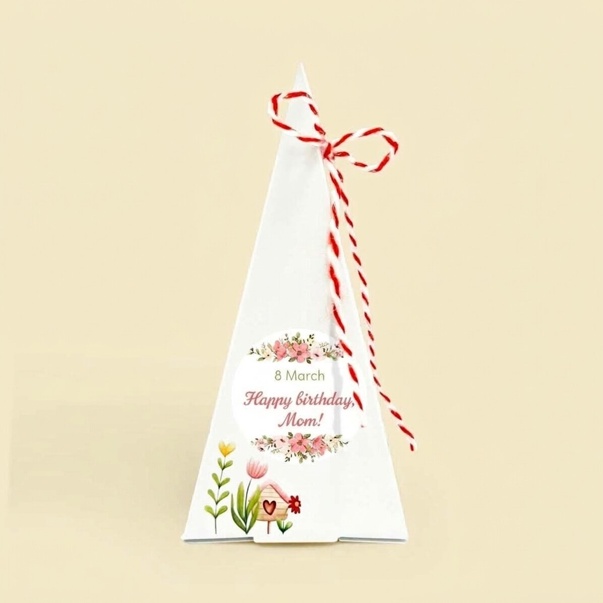 Personalised flower planting kit with text - Flowers
