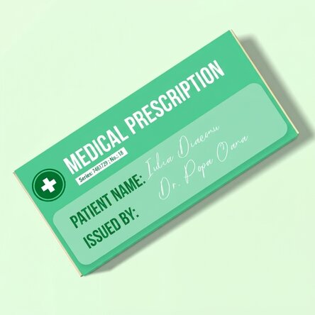 Personalised chocolate with text - Medical prescription