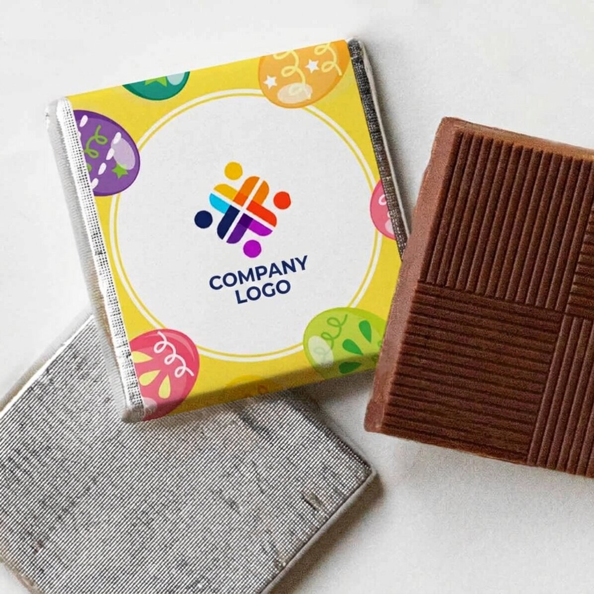 Mini chocolate personalised with logo - Easter