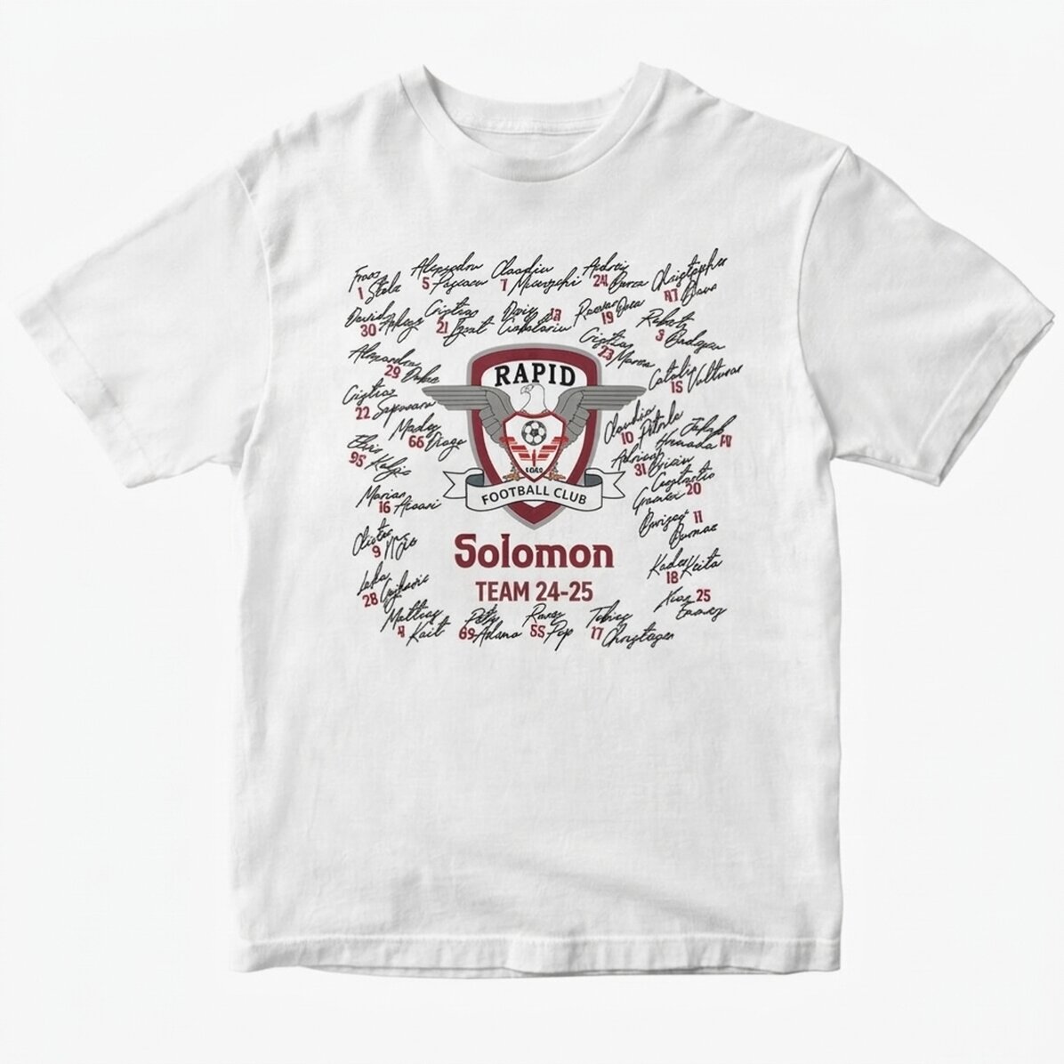 FC Rapid custom cotton T-shirt - Team 24-25