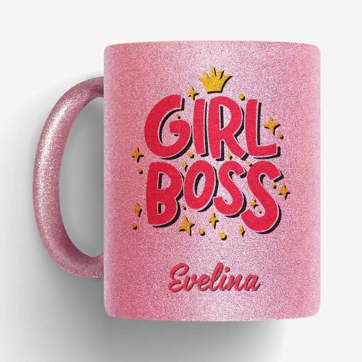 Personalised mug with text - Girl boss