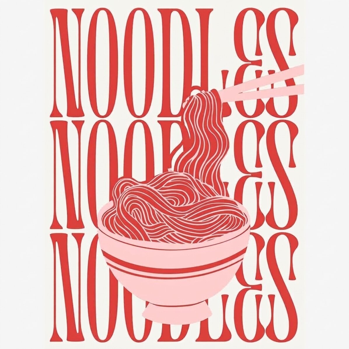 Noodles Lover Poster