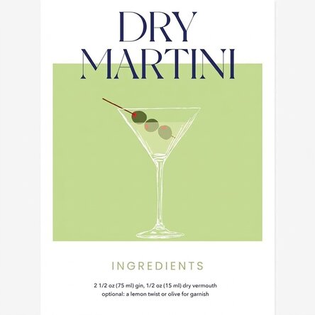 Dry Martini Poster