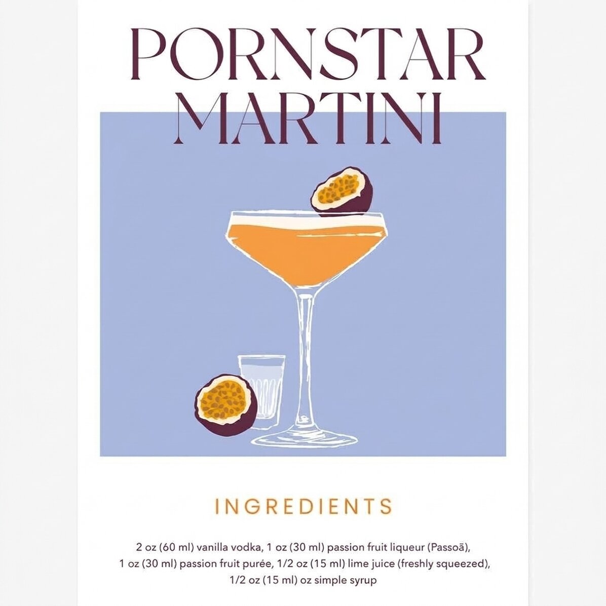 Pornstar Martini Poster