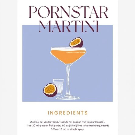 Pornstar Martini Poster