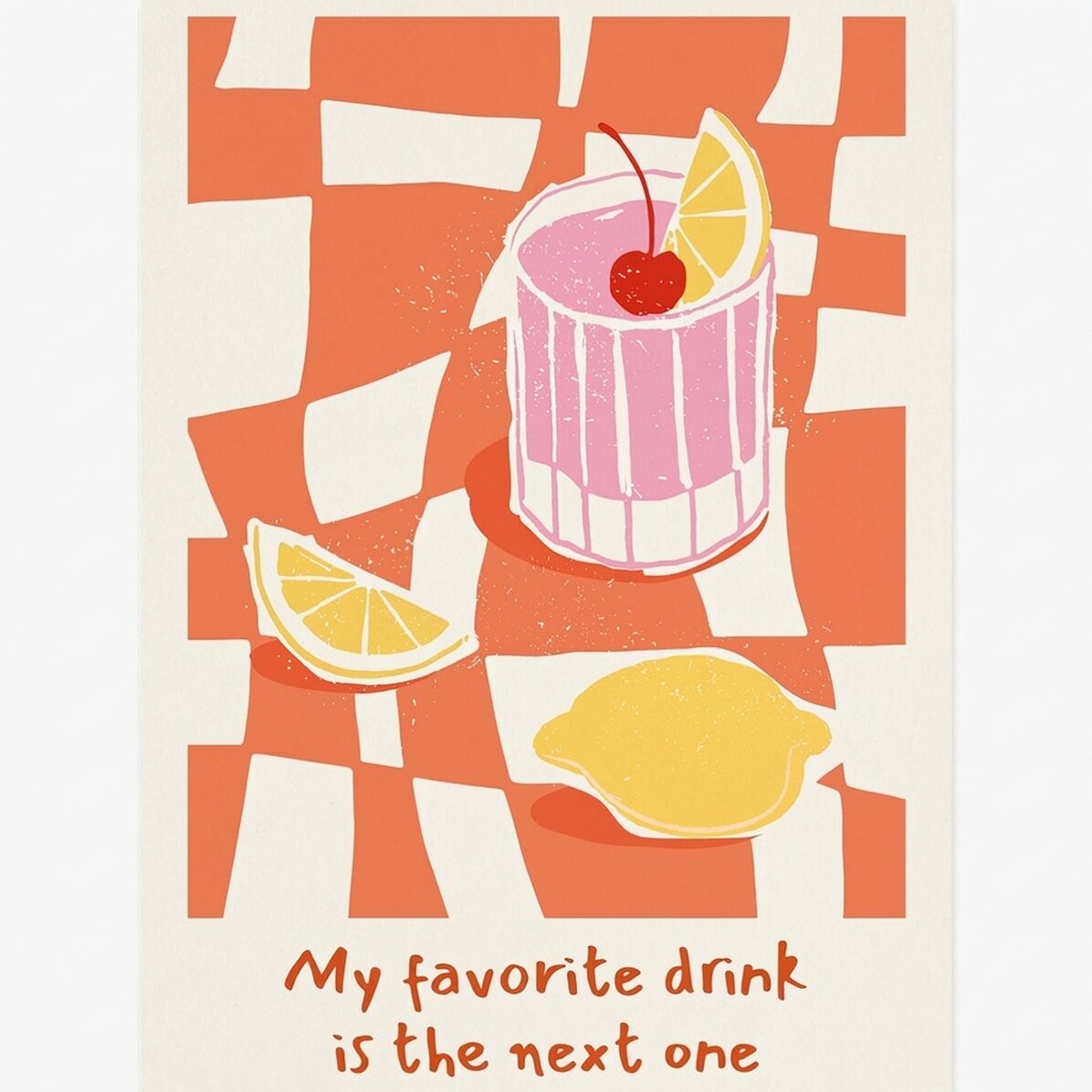 Favourite Drink Poster